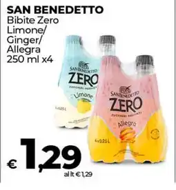 Coop SAN BENEDETTO Bibite Zero Limone/Ginger/Allegra offerta