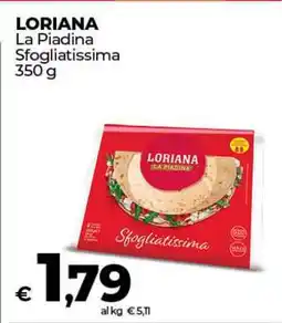 Coop LORIANA La Piadina Sfogliatissima offerta