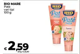 Coop RIO MARE Patè offerta