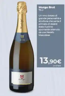 Coop Murgo Brut offerta