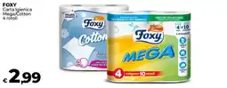 Coop FOXY Carta igienica Mega/Cotton 4 rotoli offerta