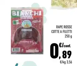 Conad Rape Rosse Cotte a Filetti offerta