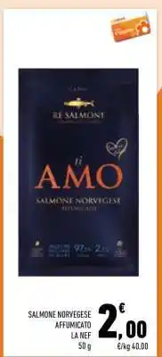 Conad SALMONE NORVEGESE AFFUMICATO LA NEF offerta