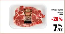 Conad BRACIOLE DI SUINO con osso offerta