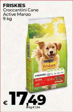 Coop FRISKIES Croccantini Cane Active Manzo offerta