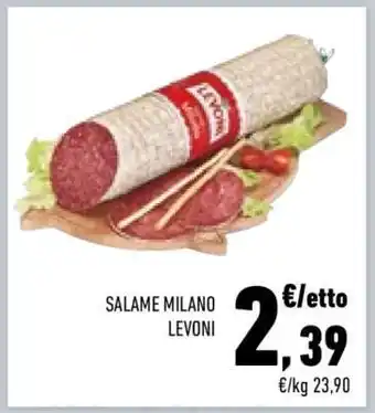 Conad SALAME MILANO LEVONI offerta
