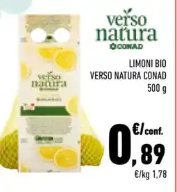 Conad LIMONI BIO VERSO NATURA CONAD offerta