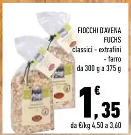 Conad FIOCCHI D'AVENA FUCHS offerta