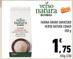 Conad FARINA GRANO SARACENO VERSO NATURA CONAD offerta