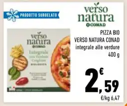 Conad Pizza Bio Verso Natura Conad offerta