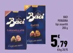 Conad BACI PERUGINA tipi assortiti offerta