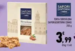 Conad TORTA SBRISOLONA SAPORI&DINTORNI CONAD offerta