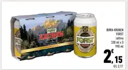 Conad BIRRA KRONEN FORST offerta
