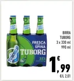 Conad Birra Tuborg offerta