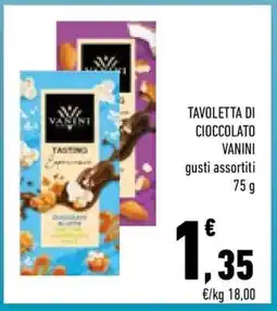 Conad TAVOLETTA DI CIOCCOLATO VANINI offerta
