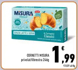 Conad Superstore CORNETTI MISURA privolat/fibrextra 246g offerta
