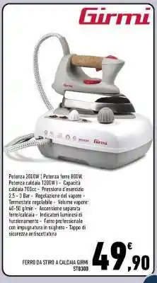 Conad Superstore FERRO DA STIRO A CALDAIA GIRMI ST0300 offerta