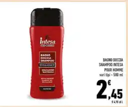 Conad BAGNO DOCCIA SHAMPOO INTESA POUR HOMME offerta