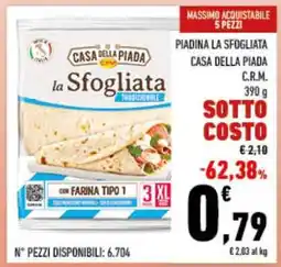 Conad Piadina La Sfogliata Casa Della Piada C.R.M offerta