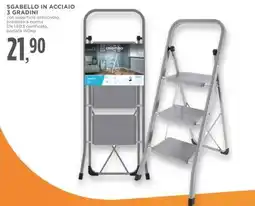 Conad SGABELLO IN ACCIAIO 3 GRADINI offerta