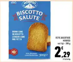 Conad Fette Biscottate Monviso offerta