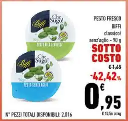 Conad Pesto Fresco Biffi offerta