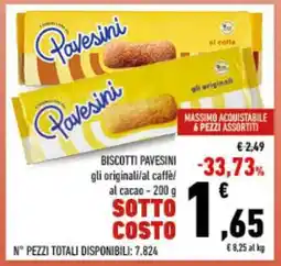 Conad Biscotti Pavesini offerta