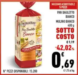Conad Pan Bauletto bianco offerta