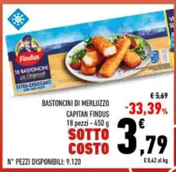 Conad Bastoncini di Merluzzo Capitan Findus offerta