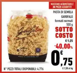 Conad Pasta di Semola Garofalo offerta