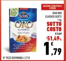 Conad Riso Oro Classico Scotti offerta