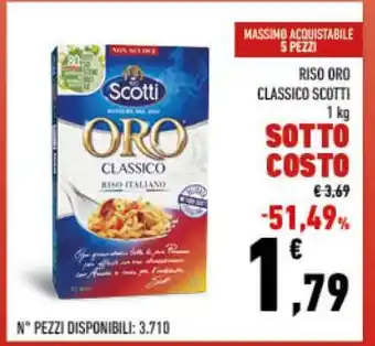 Conad Riso Oro Classico Scotti offerta
