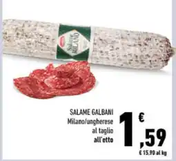 Conad SALAME GALBANI offerta