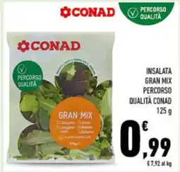 Conad INSALATA GRAN MIX PERCORSO QUALITÀ CONAD offerta