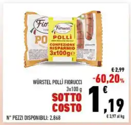 Conad WÜRSTEL POLLI FIORUCCI offerta