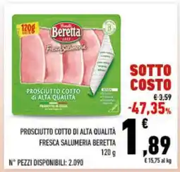 Conad Prosciutto Cotto di Alta Qualità offerta