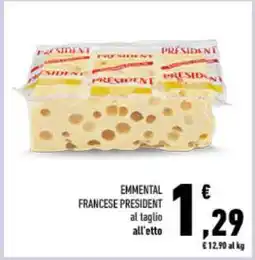 Conad EMMENTAL FRANCESE PRESIDENT offerta
