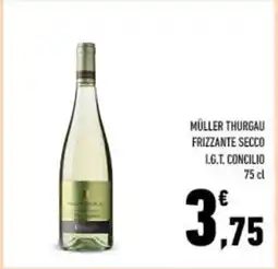 Conad MÜLLER THURGAU FRIZZANTE SECCO offerta