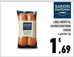 Conad LINEA WÜRSTEL SAPORI&DINTORNI CONAD offerta