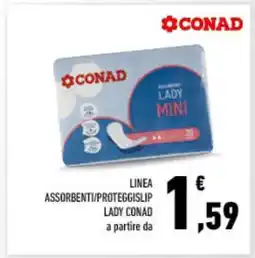 Conad CONAD Assorbenti Lady Mini offerta