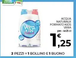 Conad Acqua Naturale Formato Kids Vera offerta