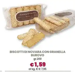 Famila BISCOTTI DI NOVARA CON GRANELLA BUROVO offerta