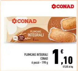 Conad PLUMCAKE INTEGRALI offerta