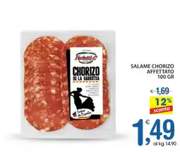 Qui Discount Salame chorizo affettato offerta