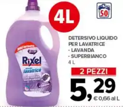 Todis Detersivo liquido per lavatrice - lavanda - superbianco 2 pezzi offerta