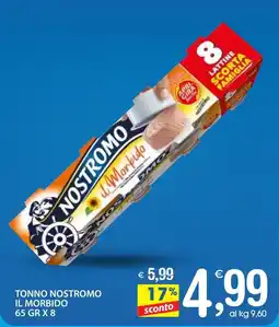 Qui Discount Tonno nostromo il morbido offerta