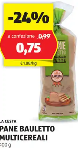ALDI La cesta pane bauletto multicereali offerta