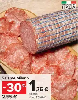 Carrefour Express Salame milano offerta