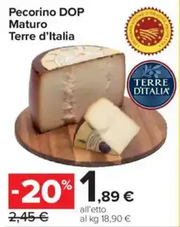 Carrefour Express Pecorino dop maturo terre d'italia offerta