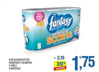 Qui Discount Asciugatutto fantasy scorta offerta